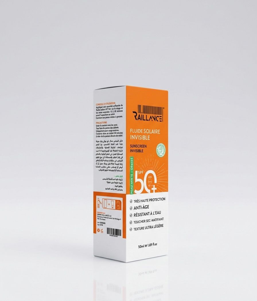 Raillance Fluide Solaire Invisible SPF 50+ - Protection Haute Performance (50ml) vue 2